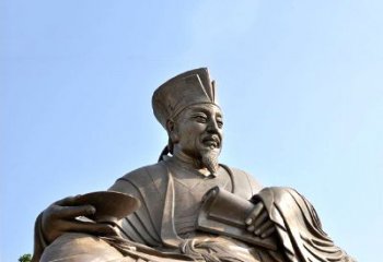 龙岩历史名人北宋文坛领袖欧阳修铸铜雕塑
