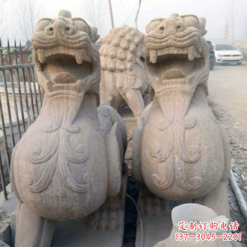 龙岩狴犴仿古石雕塑