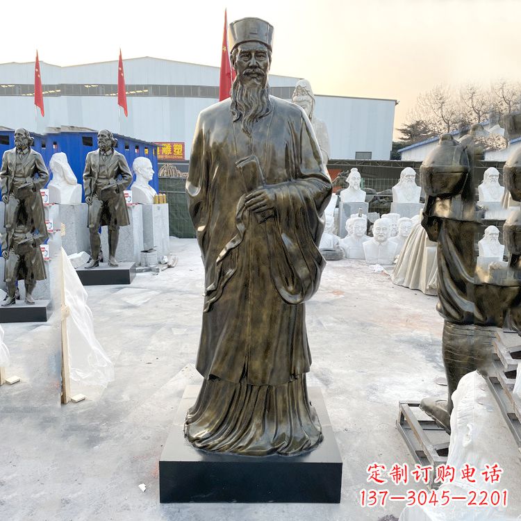 龙岩玻璃钢仿铜苏轼苏东坡名人雕塑