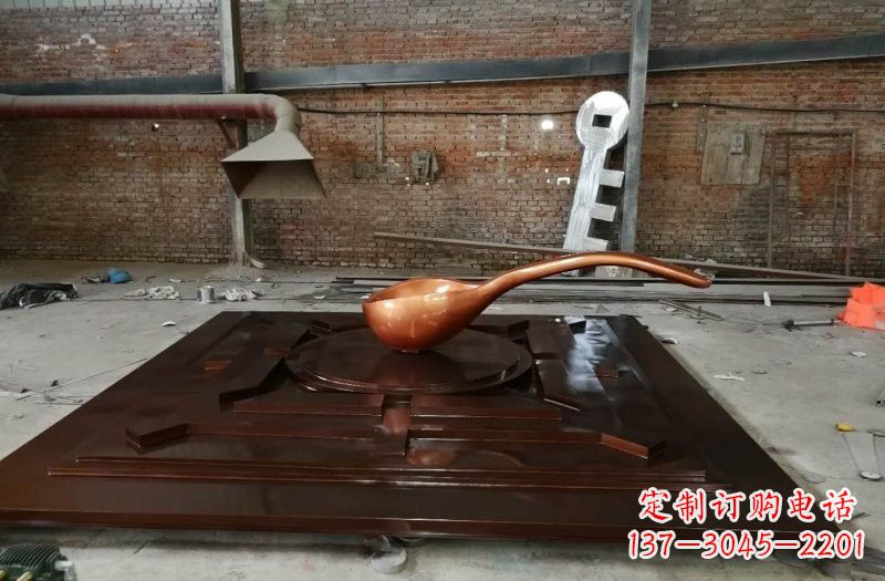 龙岩玻璃钢仿铜司南案例
