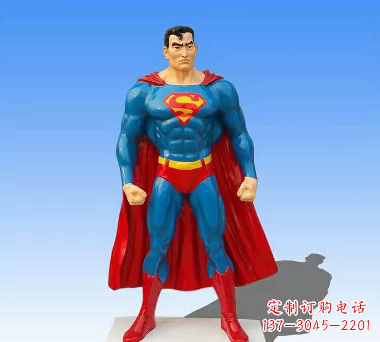 龙岩玻璃钢仿真超人