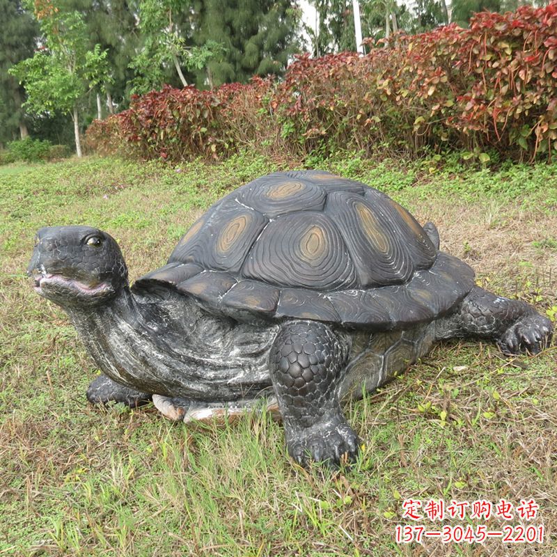 龙岩玻璃钢乌龟雕塑传承古老文化