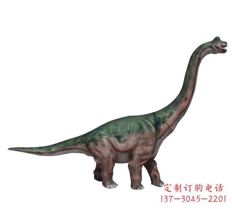 龙岩玻璃钢仿真恐龙腕龙雕塑