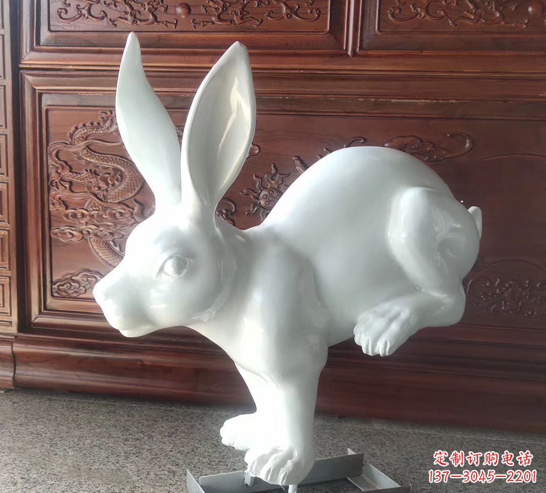 龙岩玻璃钢仿真生肖兔