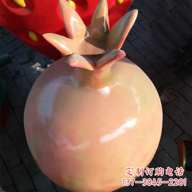 龙岩玻璃钢石榴雕塑