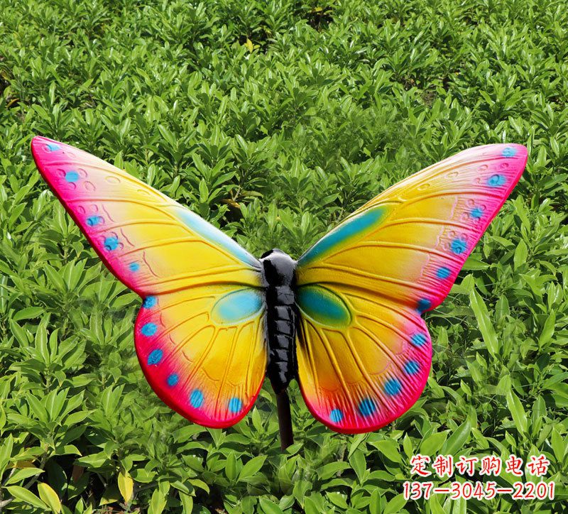 龙岩玻璃钢树脂仿真蝴蝶插件