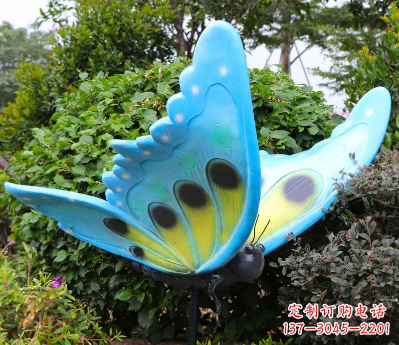 龙岩玻璃钢树脂仿真昆虫蝴蝶雕塑