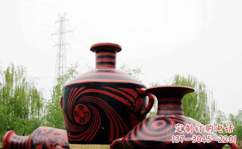 龙岩不锈钢彩色花盆雕塑