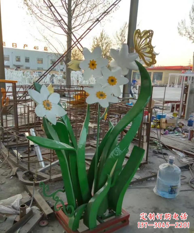 龙岩不锈钢城市紫荆花雕塑