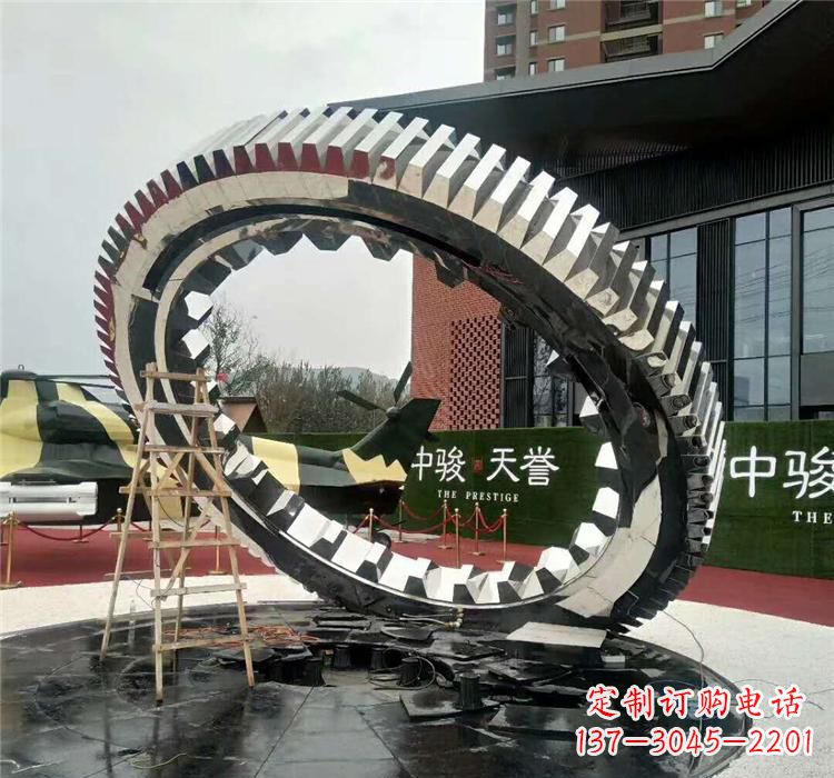 龙岩不锈钢齿轮抽象雕塑