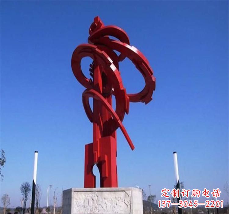 龙岩不锈钢齿轮雕塑2