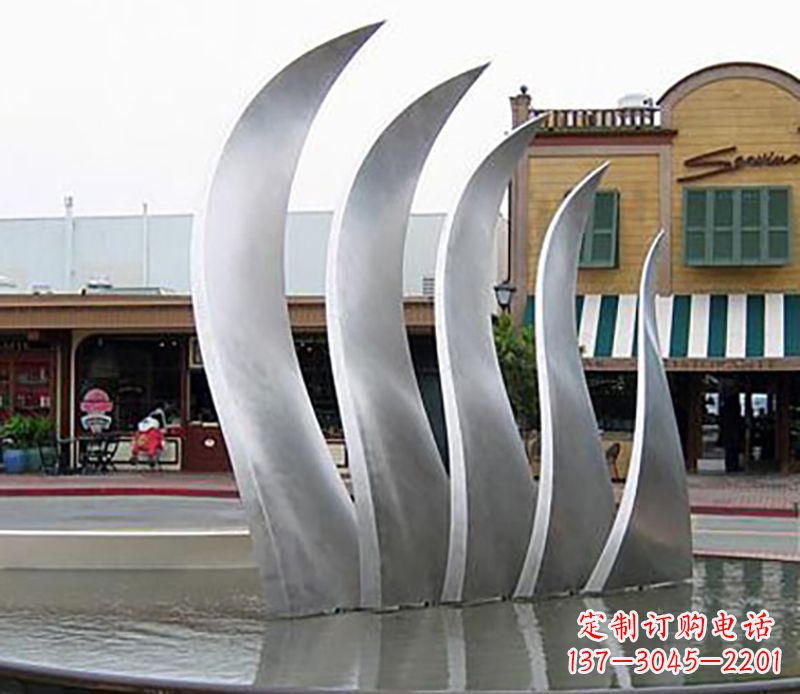 龙岩不锈钢翅膀雕塑