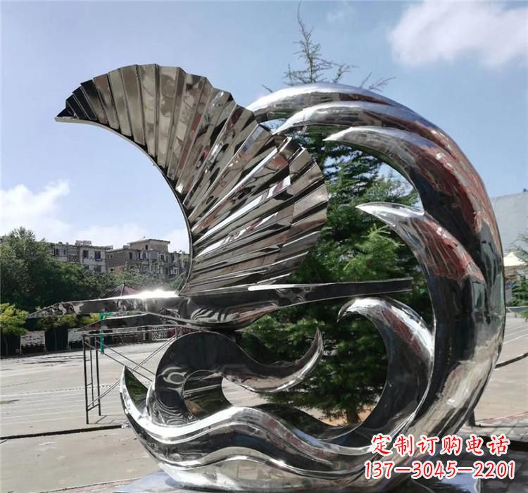 龙岩不锈钢翅膀艺术雕塑