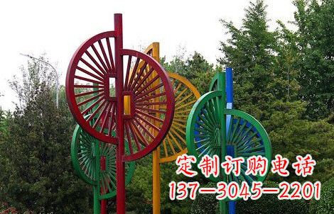 龙岩不锈钢抽象风车雕塑