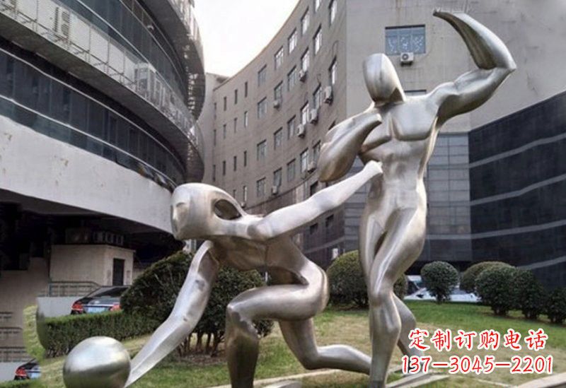 龙岩不锈钢保龄球雕塑——精美绝伦
