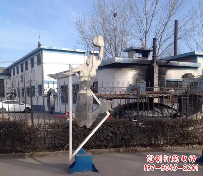 龙岩不锈钢打高尔夫雕塑