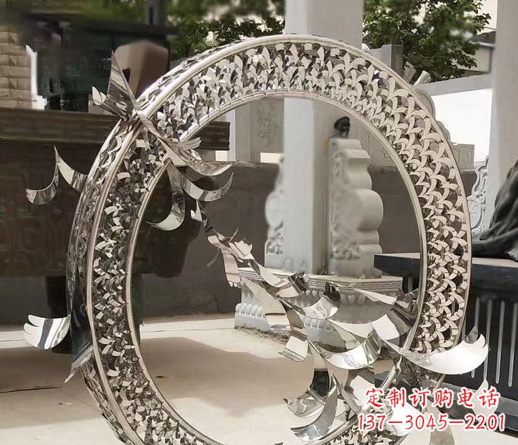 龙岩不锈钢大雁景观雕塑 112