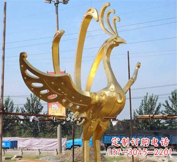 龙岩不锈钢凤凰雕塑