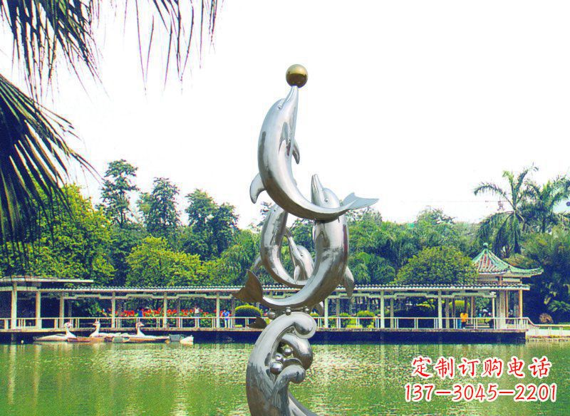 龙岩不锈钢海豚艺术与美的完美结合