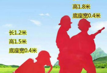 龙岩表彰消防英雄——不锈钢消防员人物雕塑