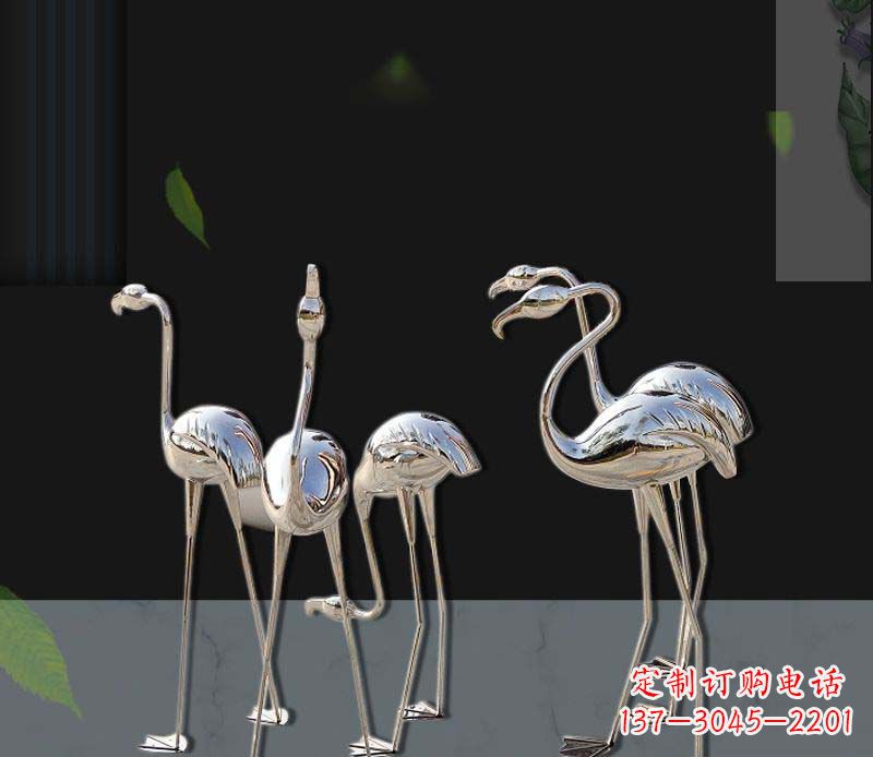 龙岩非凡之美不锈钢火烈鸟雕塑