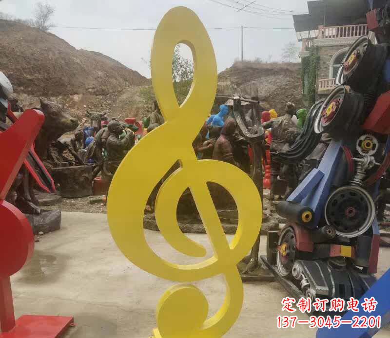 龙岩不锈钢音符雕塑美丽而持久的艺术