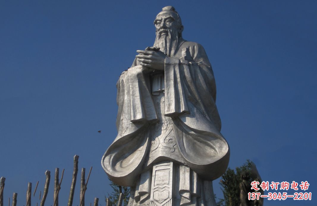 龙岩不锈钢孔子人物雕塑——传承中华文化的精神象征