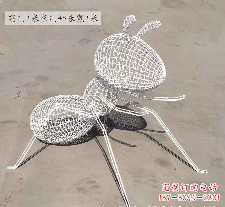 龙岩不锈钢镂空蚂蚁雕塑