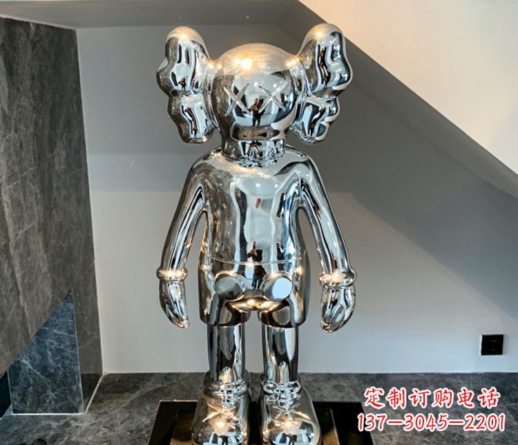 龙岩精致的不锈钢机器人雕塑