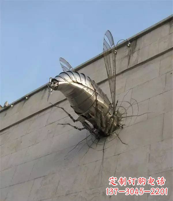 龙岩美丽的不锈钢无头动物雕塑