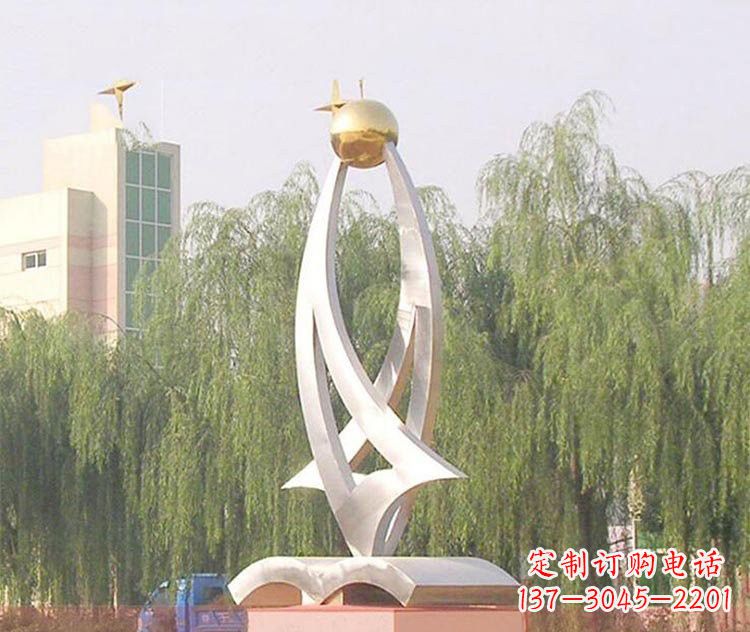 龙岩铭记校园美好——不锈钢书籍雕塑