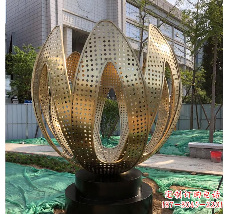龙岩不锈钢拱门雕塑以艺术之美装点园林