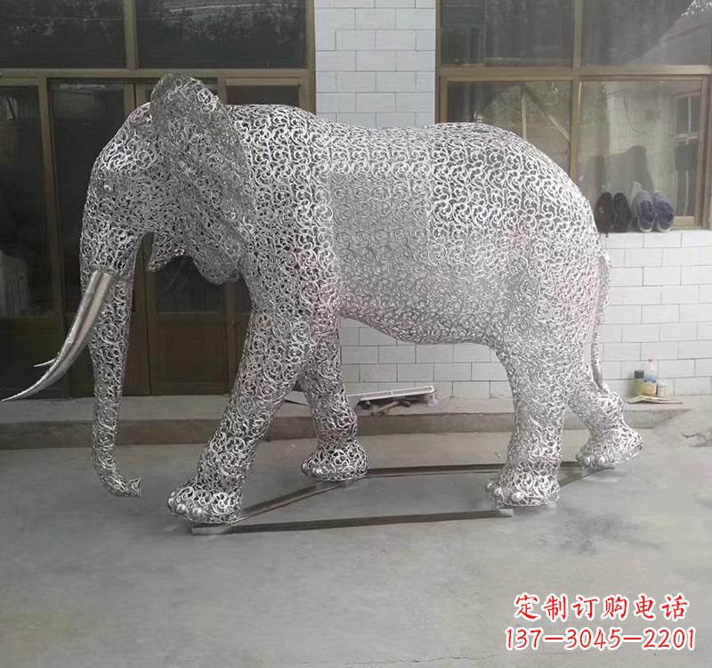 龙岩不锈钢大象雕塑它的魅力无限