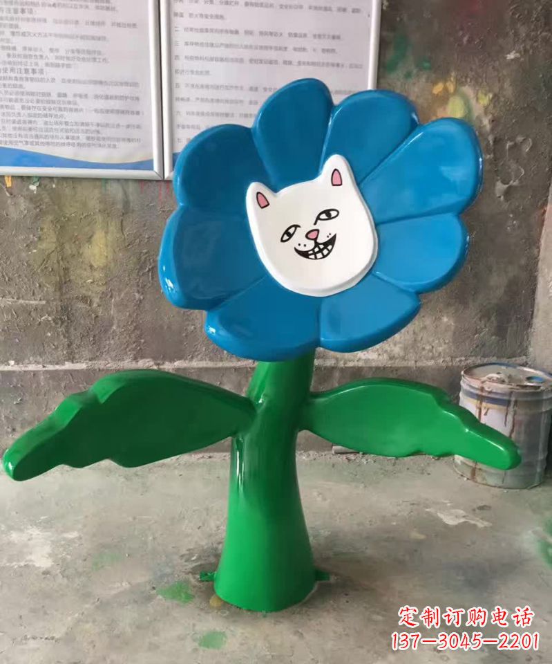 龙岩不锈钢装饰太阳花雕塑—给城市添彩