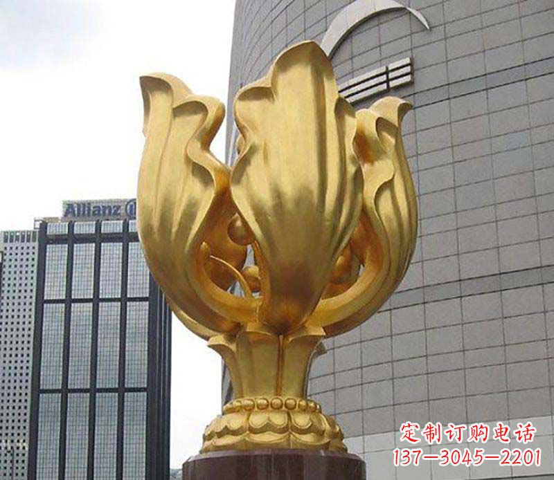 龙岩紫荆花雕塑——精美艺术品