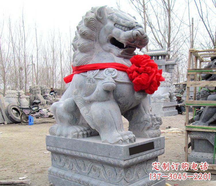 龙岩雄壮狮子石雕——欢迎来到宁波