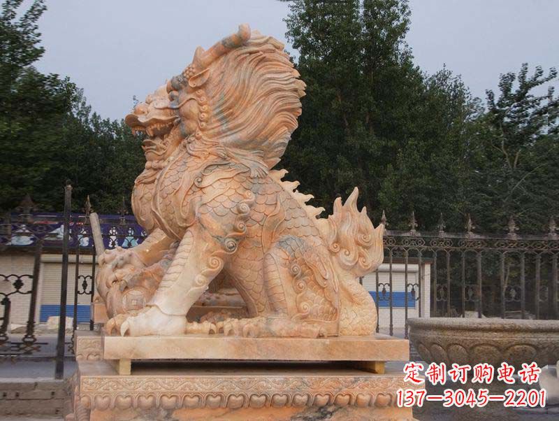 龙岩麒麟门口镇宅石雕