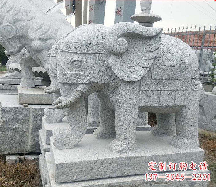 龙岩藏传佛教大象雕塑