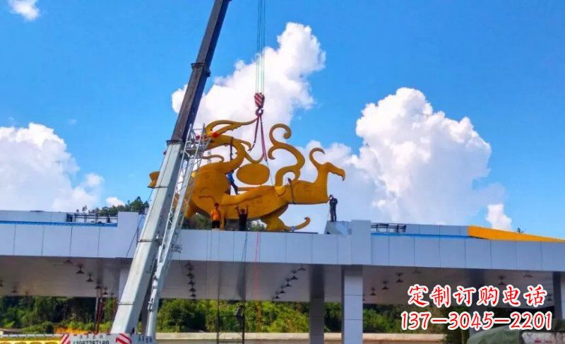 龙岩精美不锈钢龙雕塑,点缀城市之美