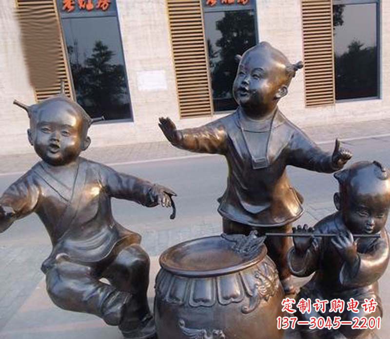 龙岩儿童铜雕——传承精神家园的艺术瑰宝