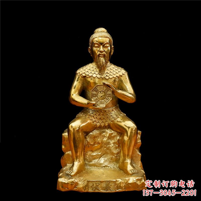 龙岩伏羲大帝神像汇聚古老文明中的象征