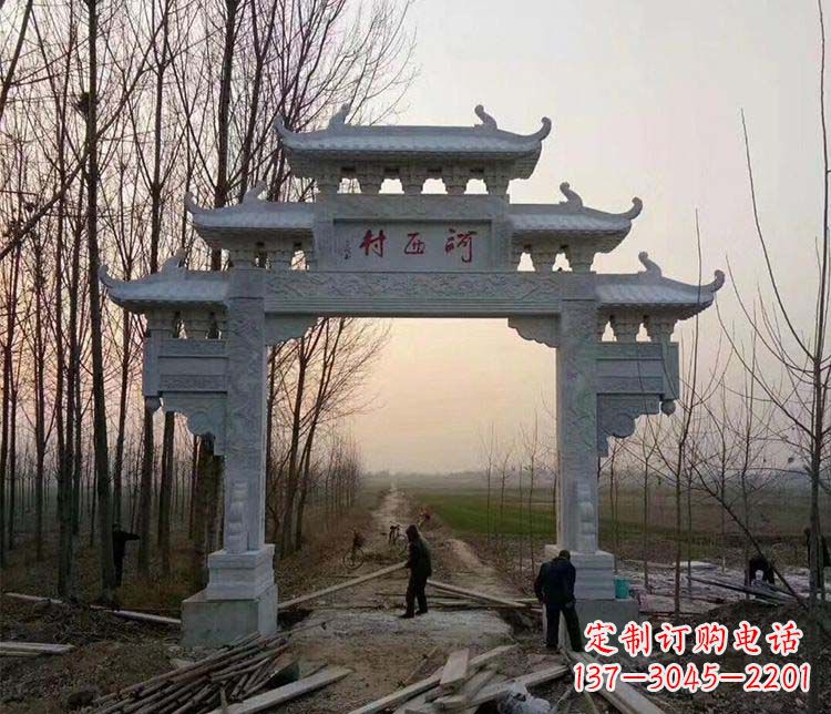 龙岩牌坊雕塑——记忆中的美丽家乡