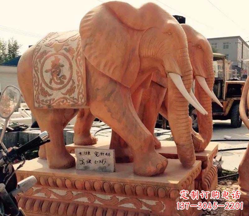 龙岩大象雕塑 传承古典文化的艺术精品