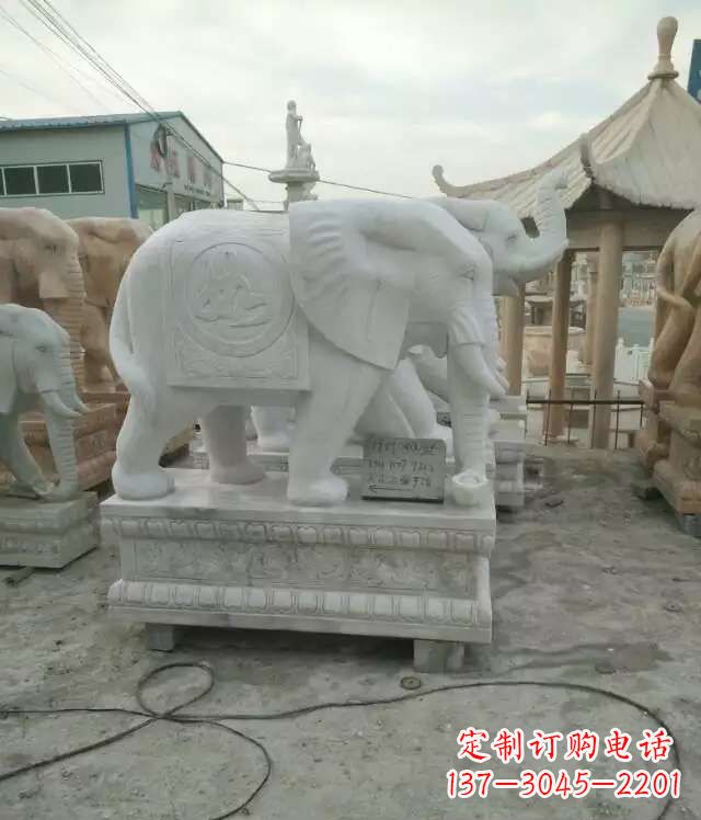 龙岩大理石大象——雕塑之美