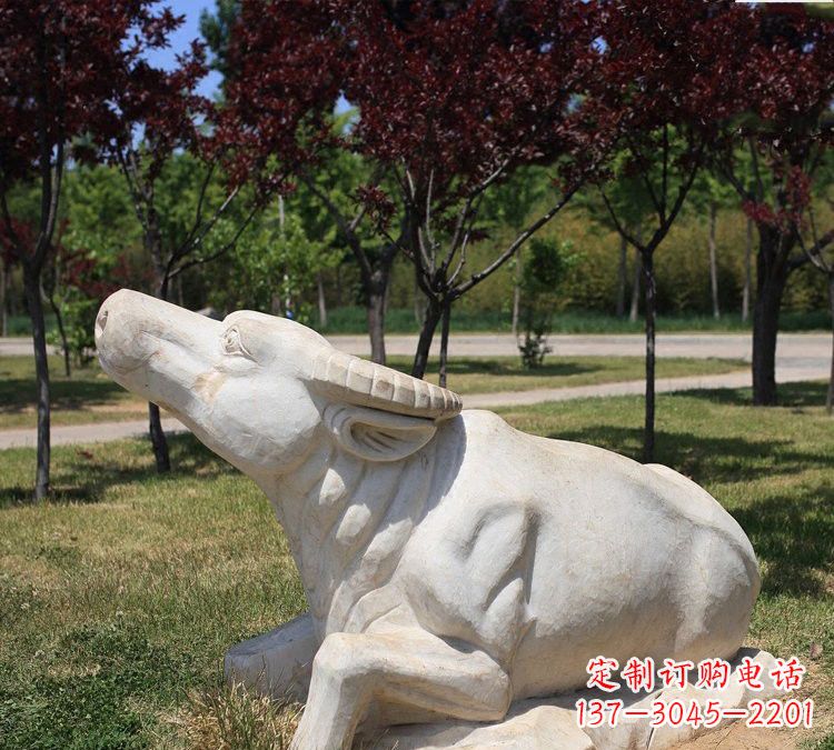 龙岩大理石动物雕塑传承文化的艺术精品