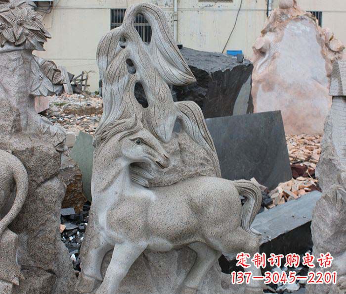 龙岩大理石动物雕塑丰富多彩的艺术品