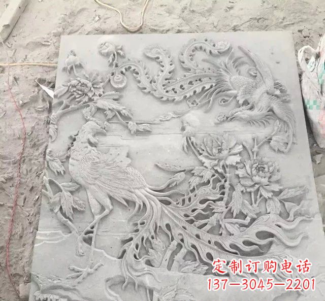 龙岩精美的凤凰雕塑