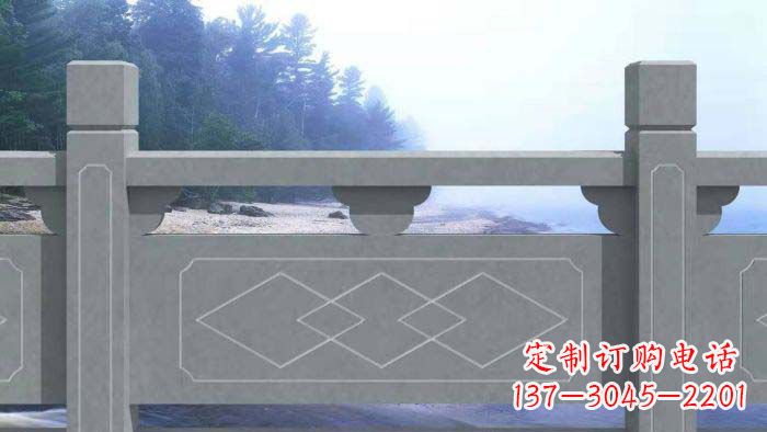 龙岩大理石护城河栏板石雕