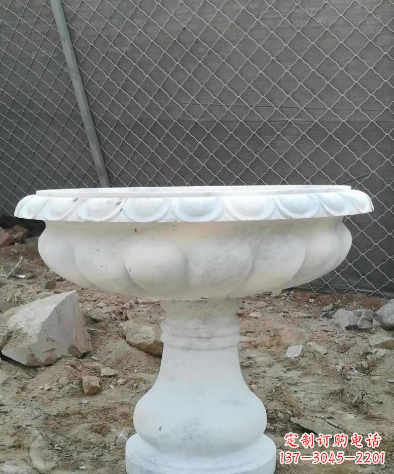 龙岩大理石花盆雕塑