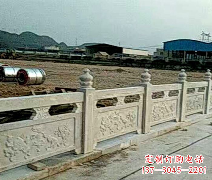 龙岩精美大理石栏板雕塑
